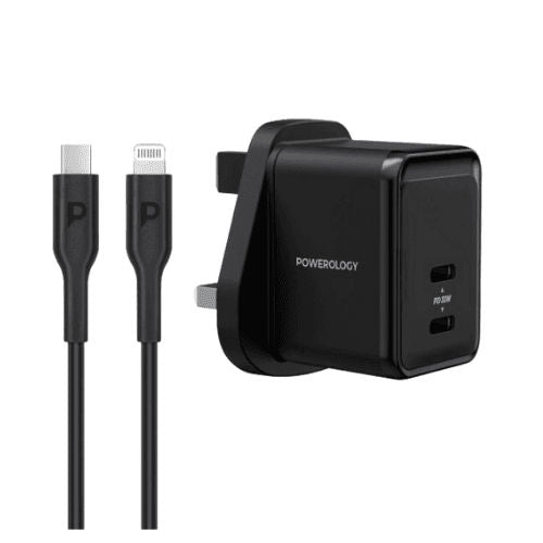 Powerology PD 35W Lightning ChargerWith 1.2m Cable