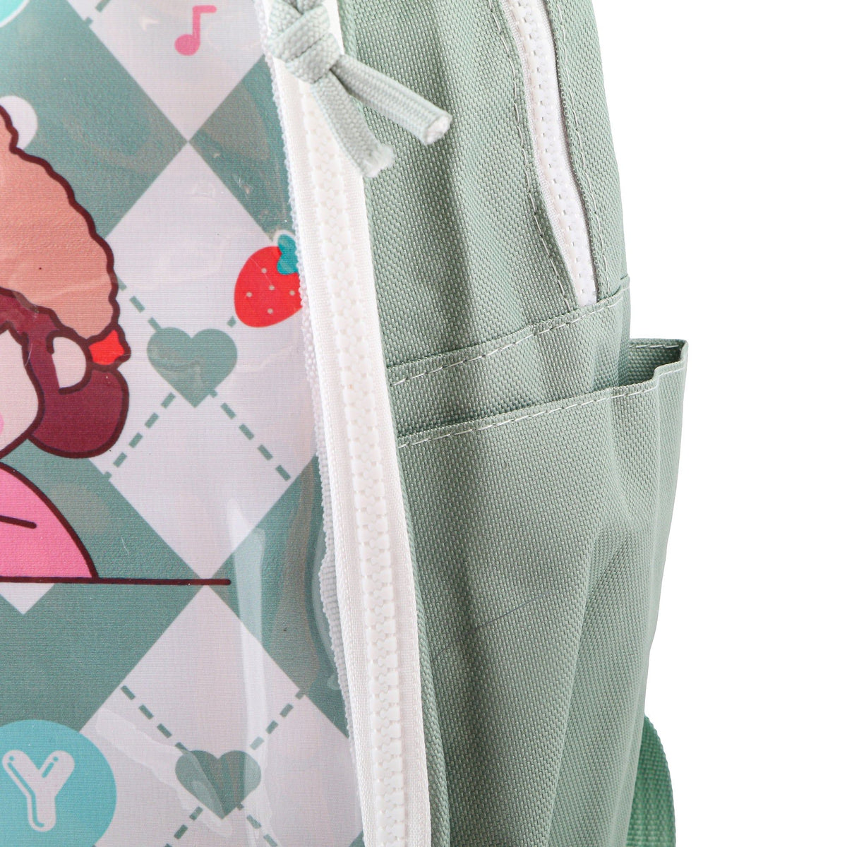 RSC Kids School Backpack, Happy Cartoon Character Design, Assorted Colors