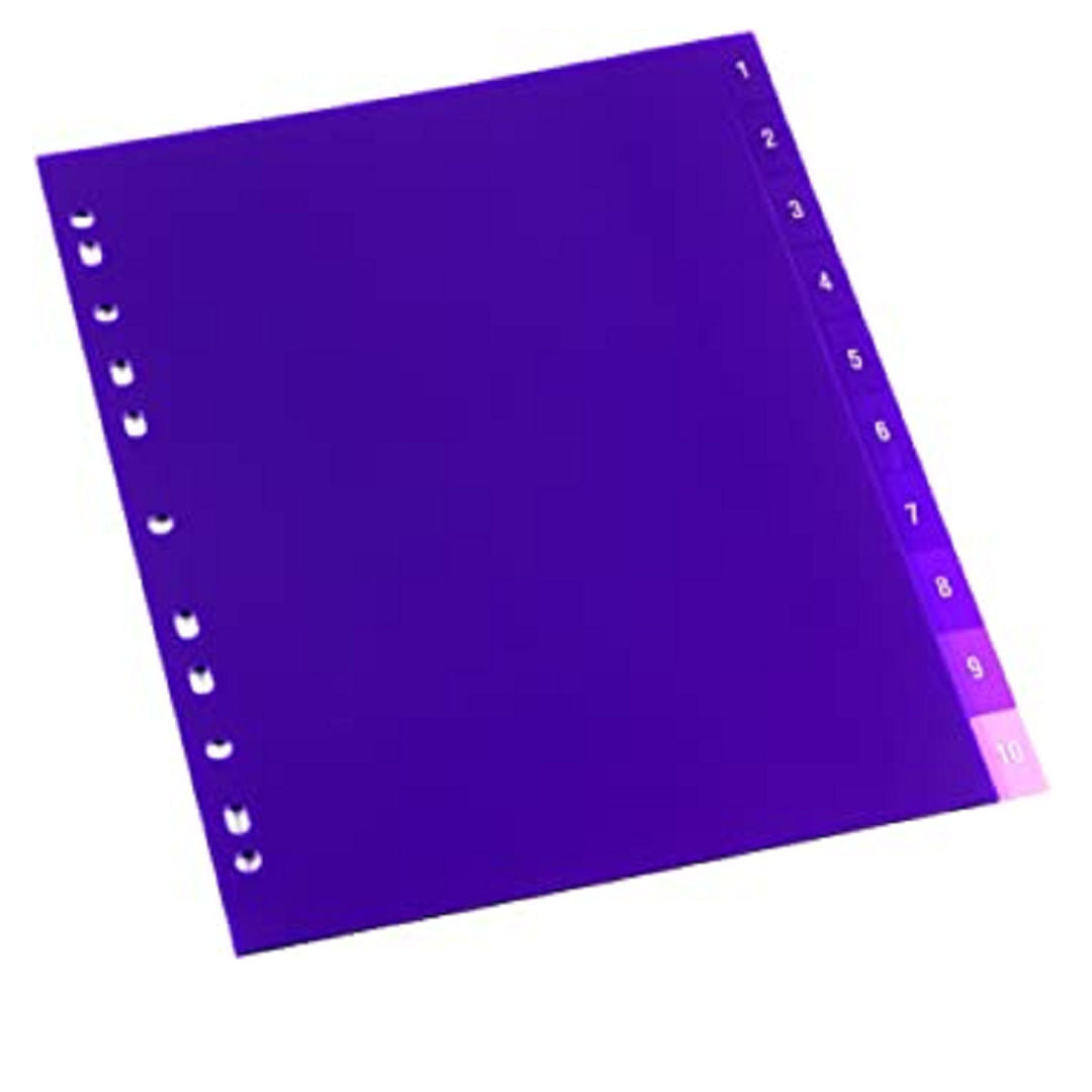 Rexel 1-10, Translucent Index, 2100551