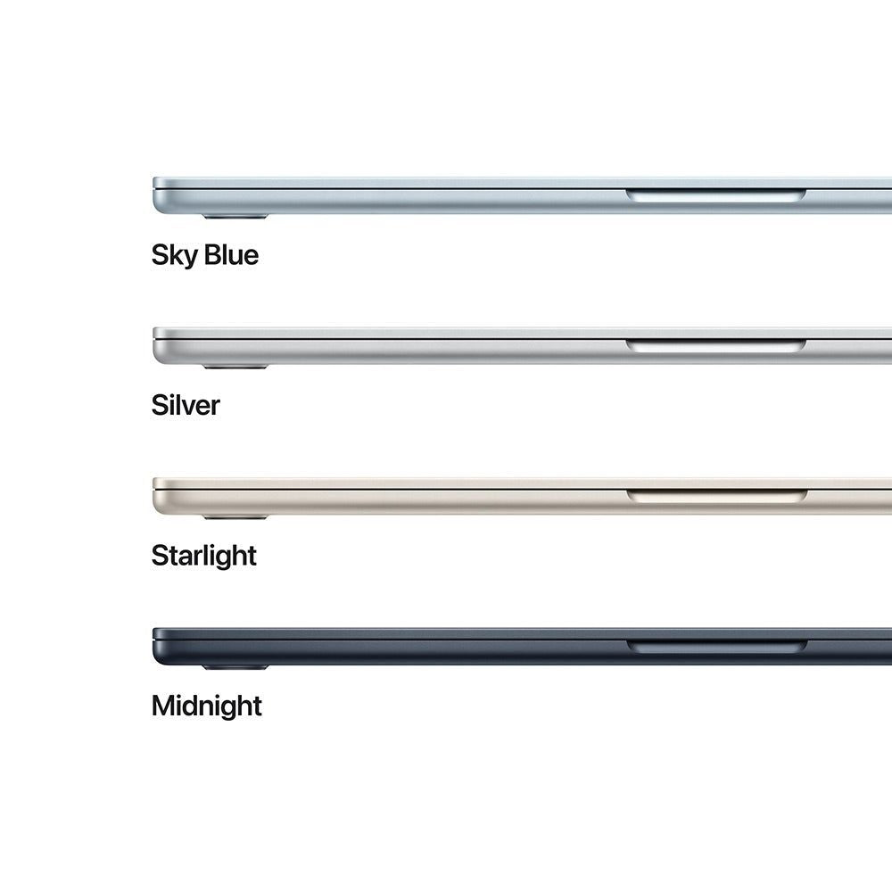 Apple MacBook Air 15-inch M4 (2025), 24GB RAM, 512GB SSD, Liquid Retina Display, macOS Sequoia, English Keyboard