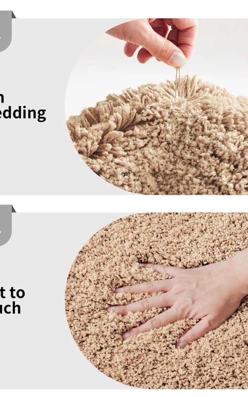 AIESY® Non Slip Fluffy Long Runner Washable Plush Luxury Bath Mat
