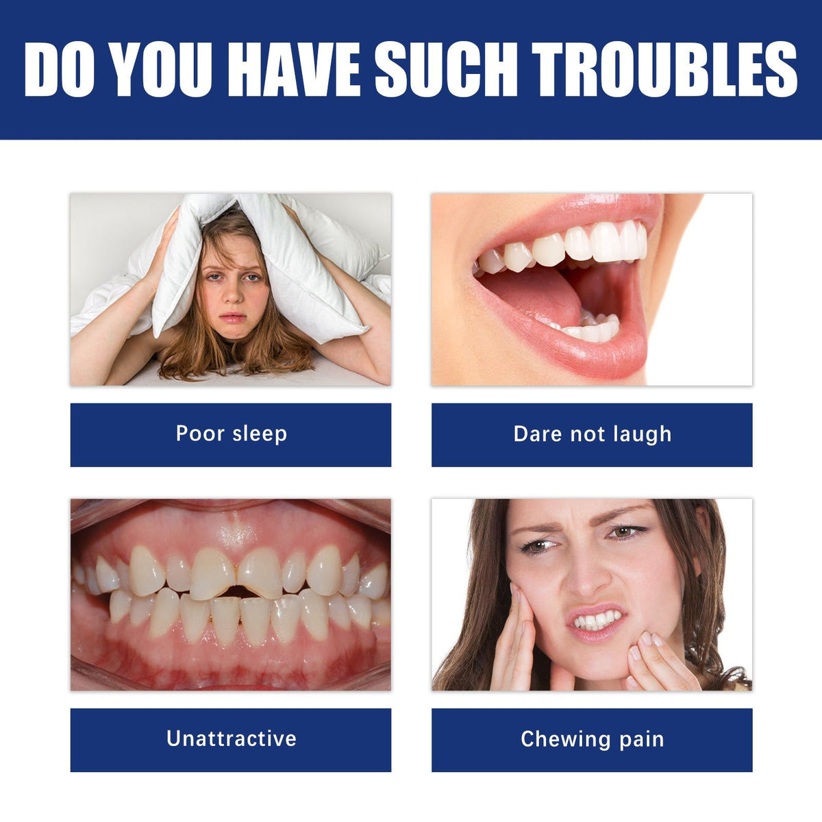 Adjust Your Jaw, Fix Crooked Teeth, Improve Smile, Dental & Facial Health ,1pcs