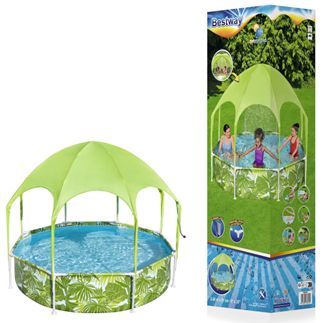 BWAY POOL SUMMER SPLASH N SHADE 244X51