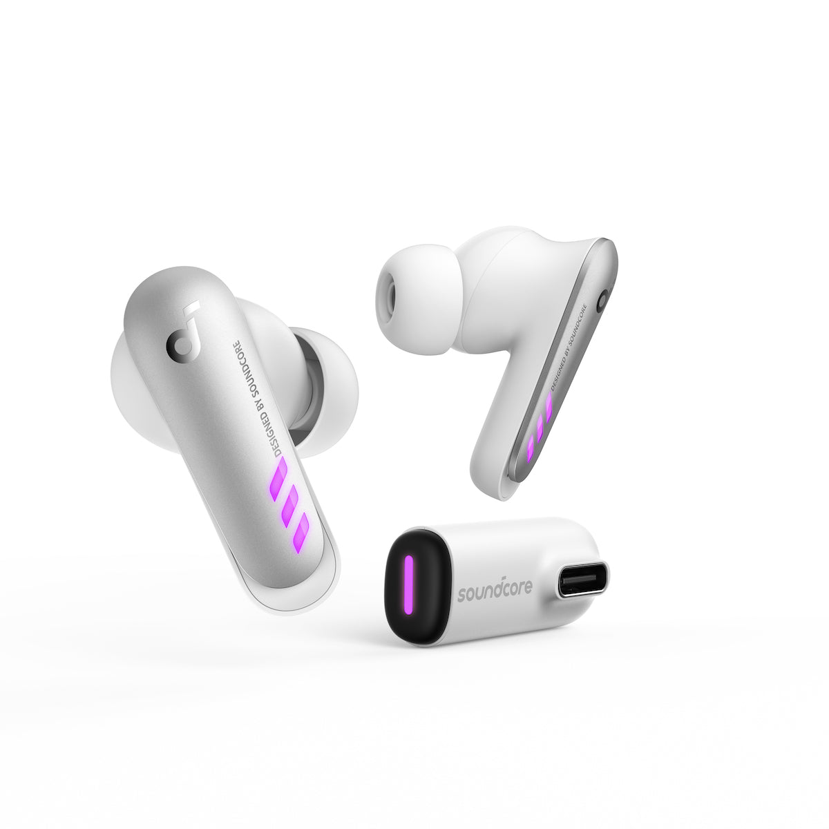 Anker Soundcore VR P10 True Wireless Gaming Earbuds, Ultra Low Latency 2.4GHz Gaming Earbuds, White