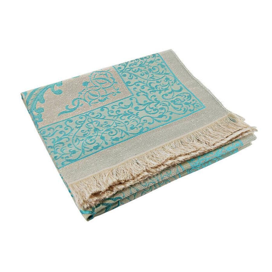 Gift Prayer Rug Pearl Rosary Cylinder Box 117*67 cm Taffeta Fabric Muslim Islamic Ramadan