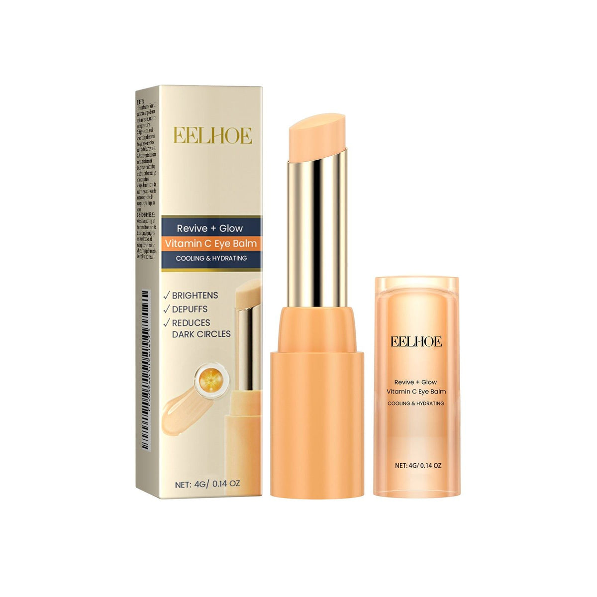 Vitamin C Eye Balm, Fade Fine Lines, Brighten & Firm, Eye Care Stick ,4g