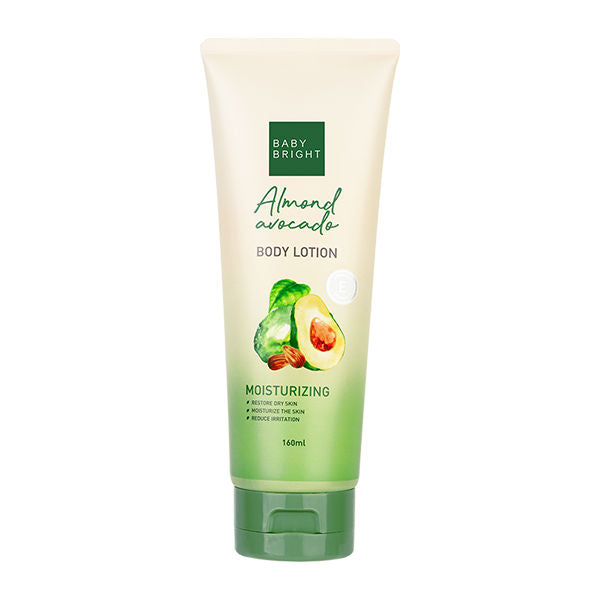 ALMOND AVOCADO BODY LOTION 160ML BABY BRIGHT (B)