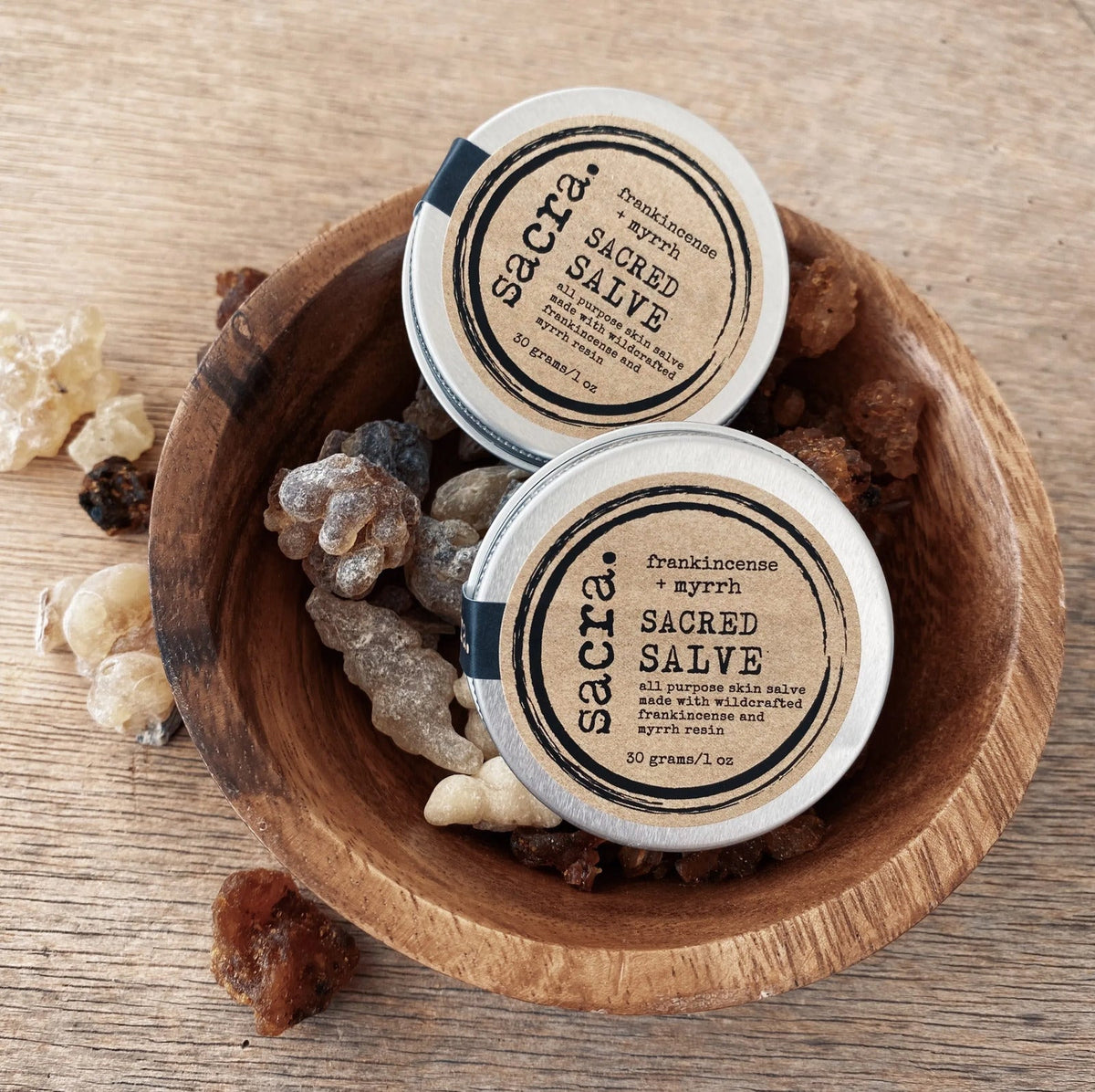 SACRED SALVE WITH FRANKINCENSE + MYRRH
