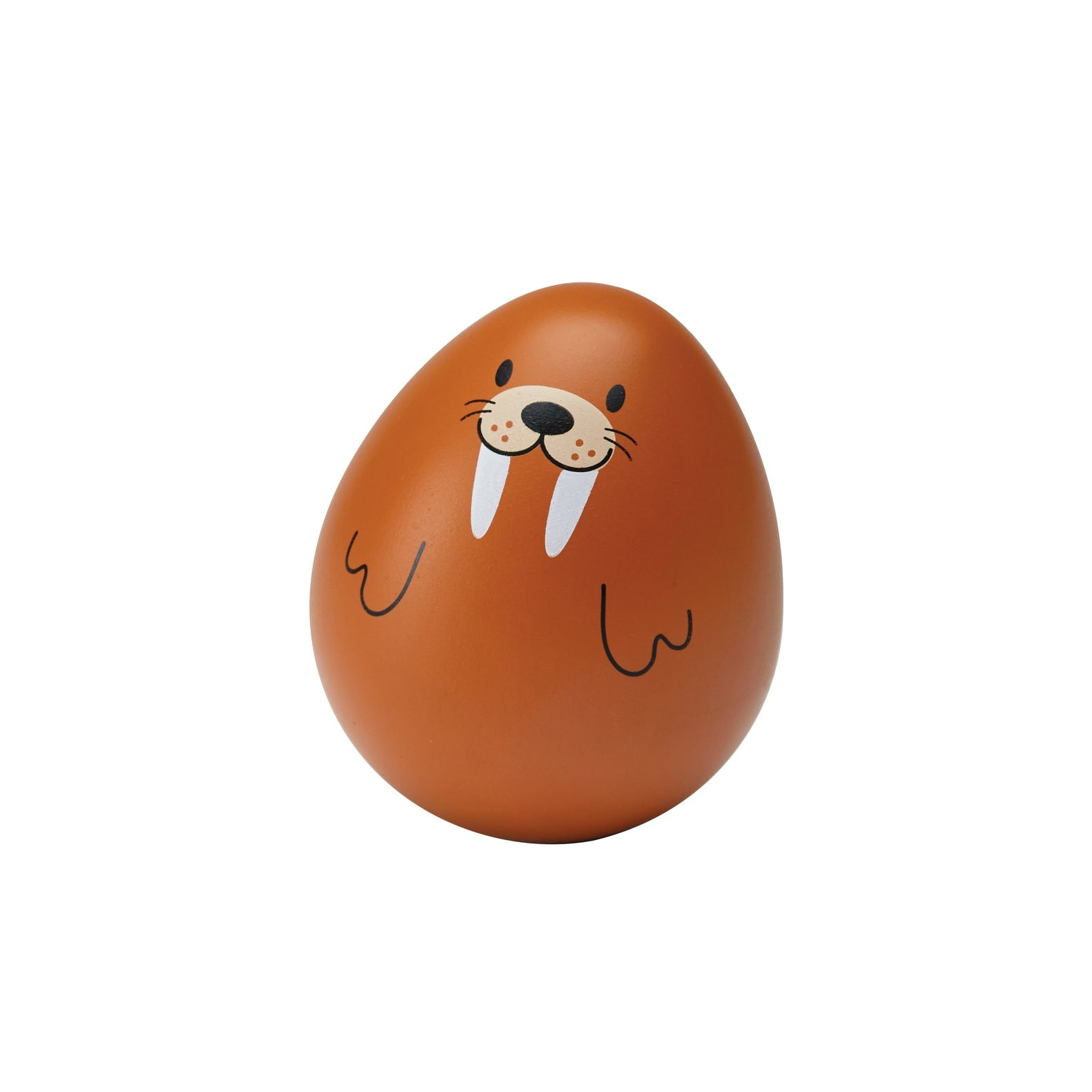 PlanToys Walrus Wobbler — Wooden Baby Toy