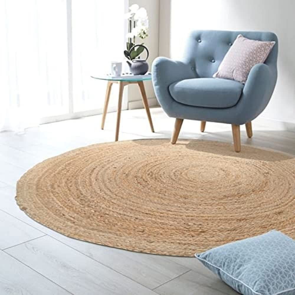 AIESY® Modern D Shape Handwoven Home Jute Rug