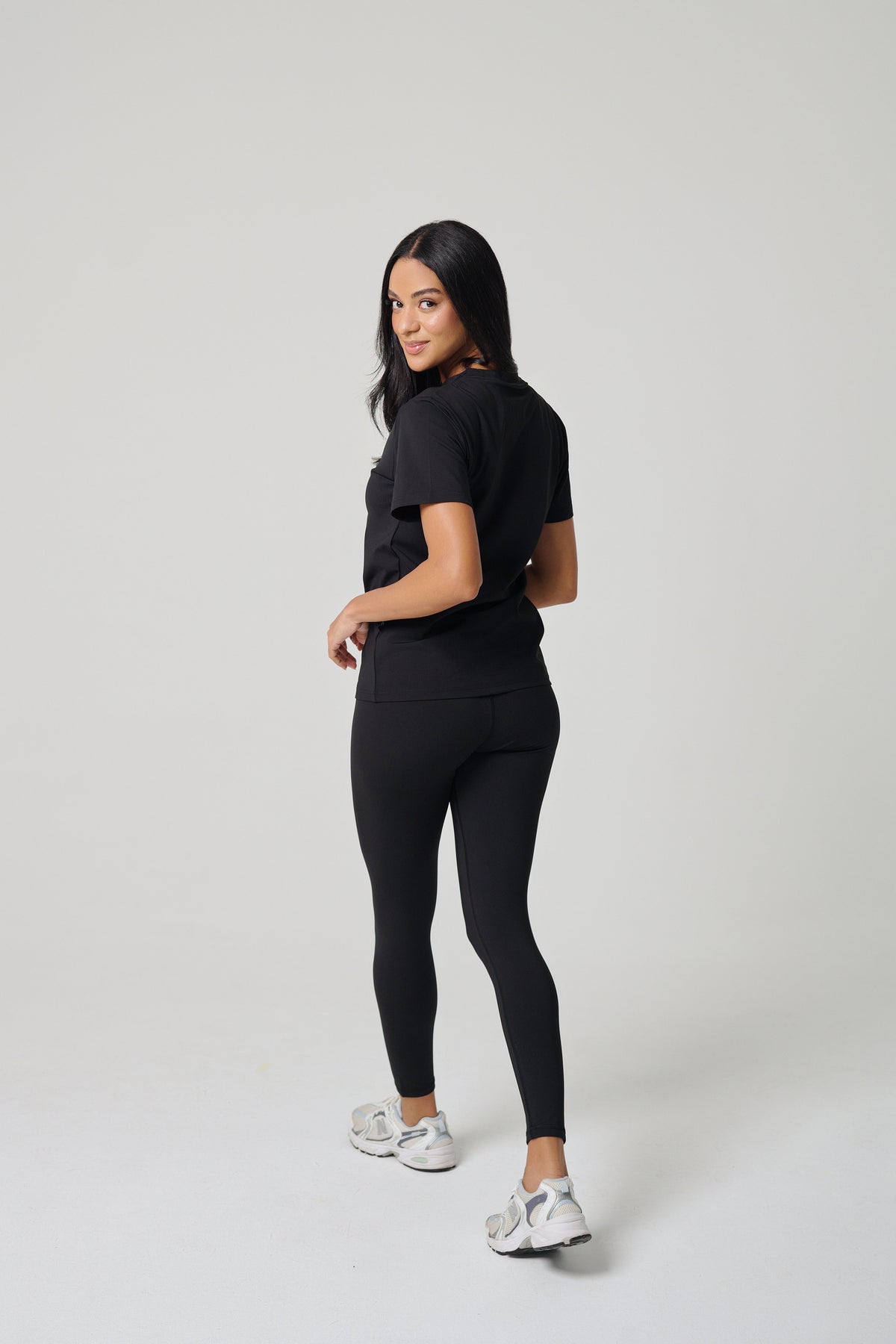 Women High Rise Legging - Black
