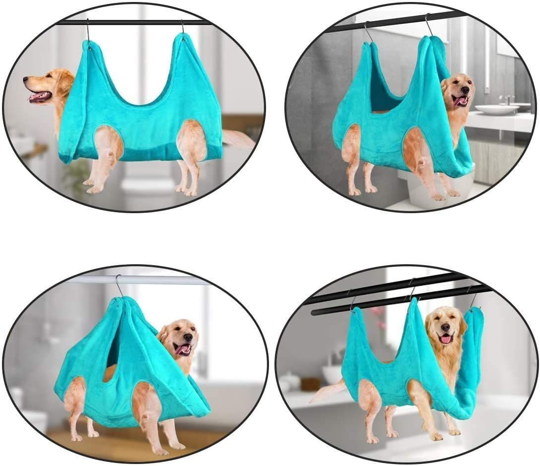 2 In 1 Pet Grooming Nail Trimming Hammock Helper Drying Towel Restraint Bag