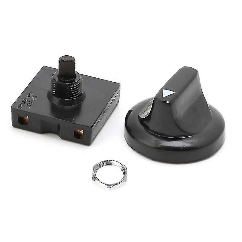 4-position 3-speed Fan Selector Rotary Switch Governor With Knob 13amp 120v-250v Xc