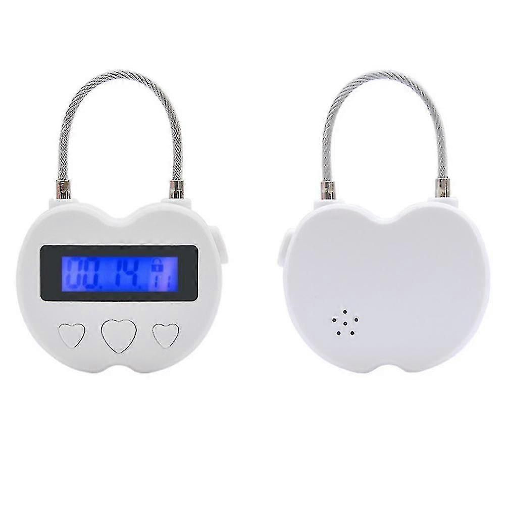 Smart Time Lock Lcd Display Time Lock Multifunction Electronic Timer,waterproof Usb Rechargeable Temporary Timer Padlock zxin