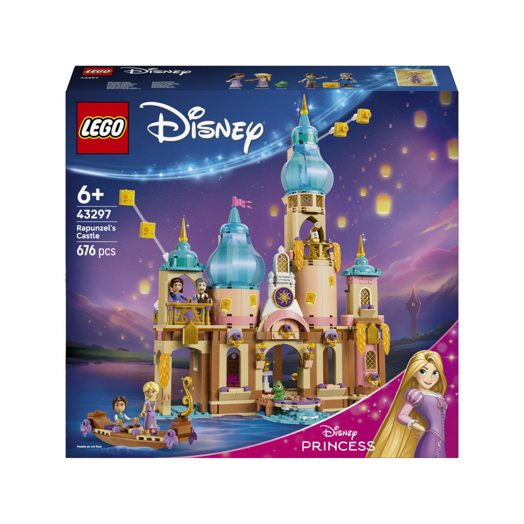 LEGO Disney Princess Rapunzel's Castle Building Set, For Age 6+ Years
