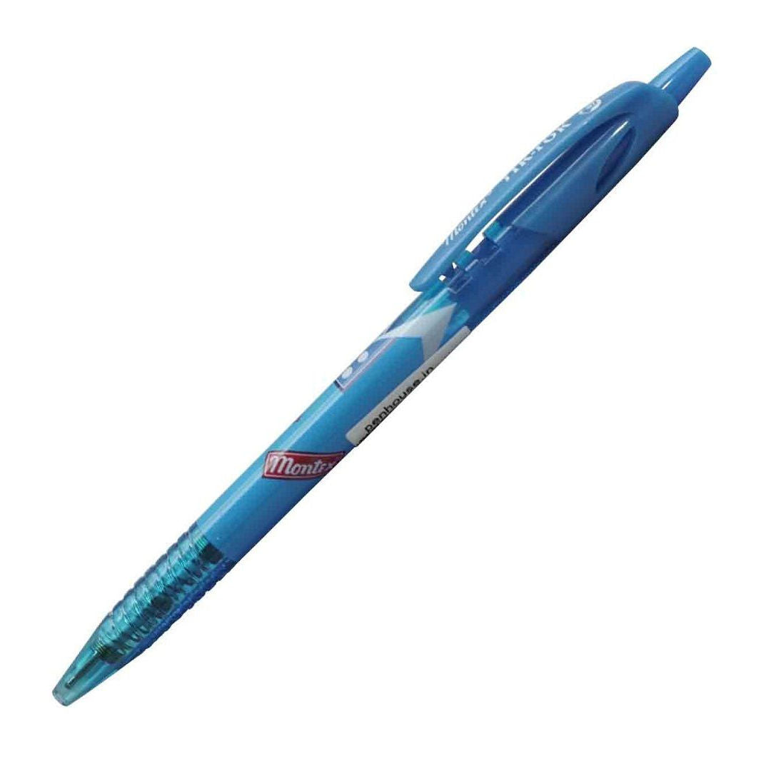 Montex Tik-Tok Ball Pen, Blue, 5 pieces