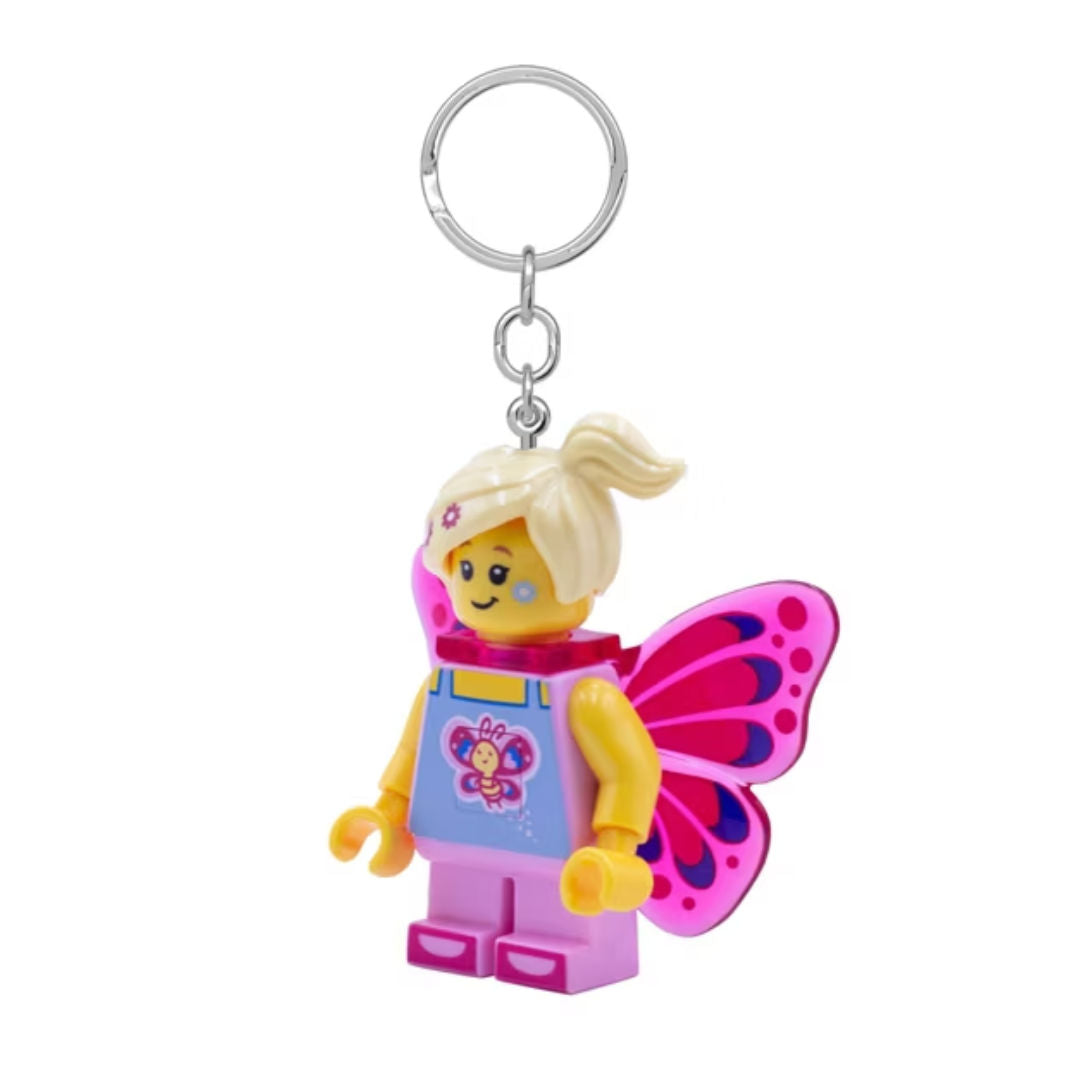 LEGO LED 5 cm Butterfly Keychain Light, For Age 6+ Years