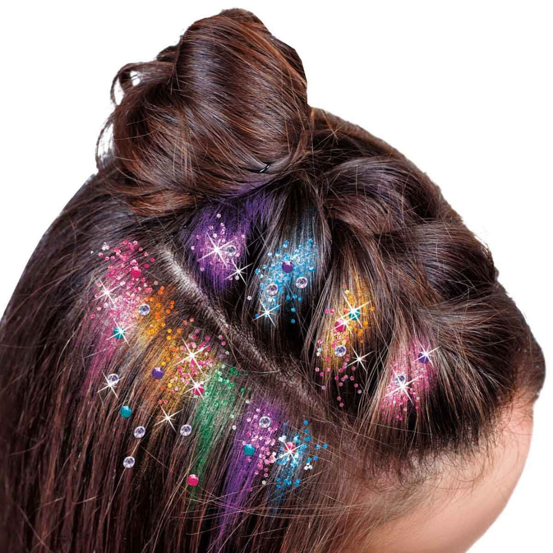Cra-Z-Art Shimmer ‘n Sparkle Deluxe Color FX Hair Extensions Studio Kit, 8+ Years