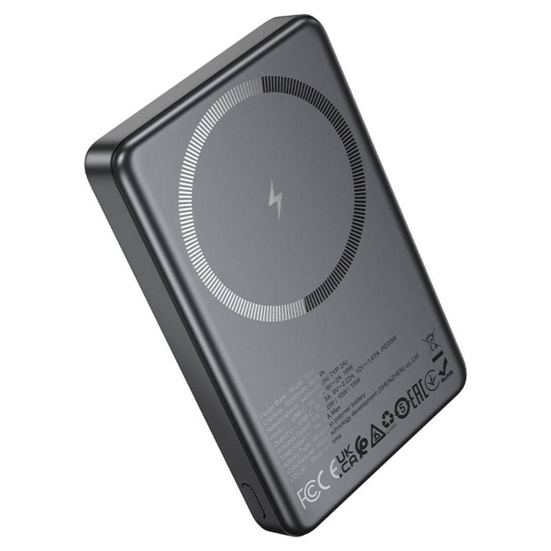 Hoco Q34 10000mAh Clever PD20W magnetic fast charging power bank with digital display