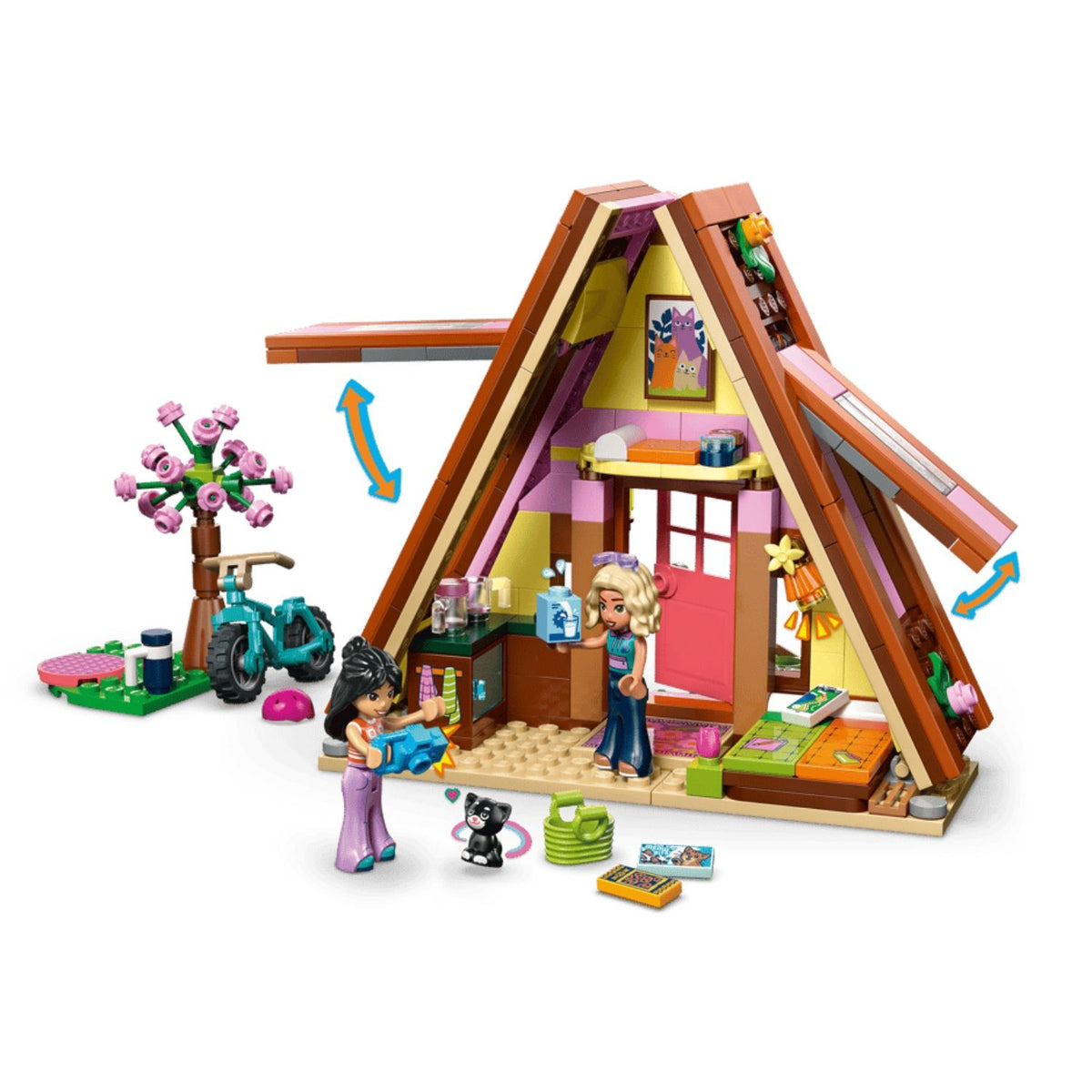 LEGO Friends 42682 Nature Glamping Cabin Building Toy Set, 295 Pieces for Girls and Boys Ages 6 Years and Above