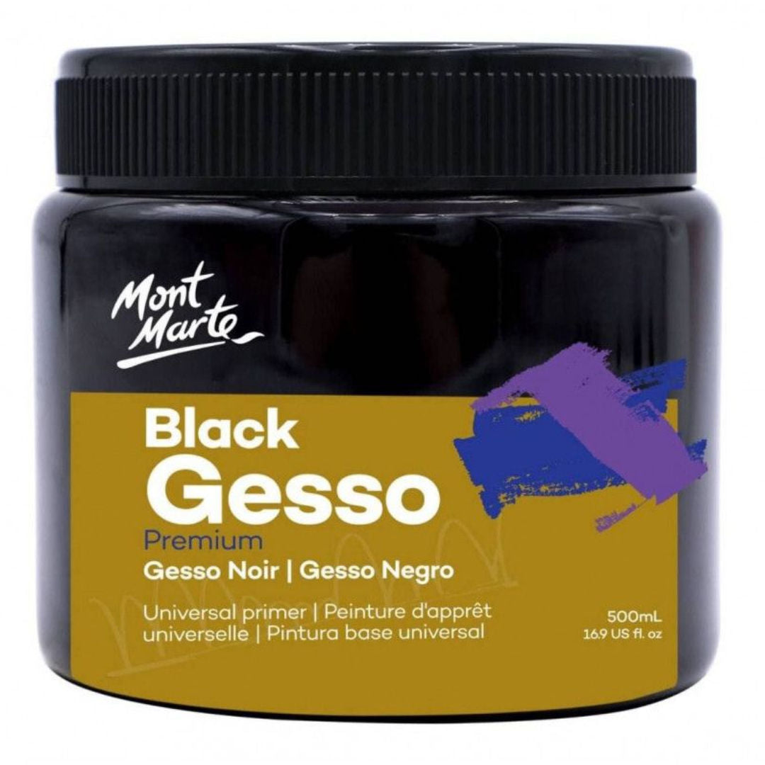 Mont Marte Black Gesso, 500ml, MPA0040