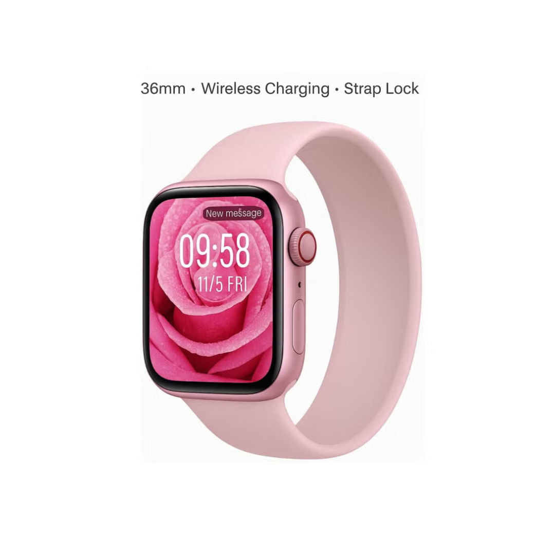 WISME X51 Mini Smart Watch with 3 Bands, Pink