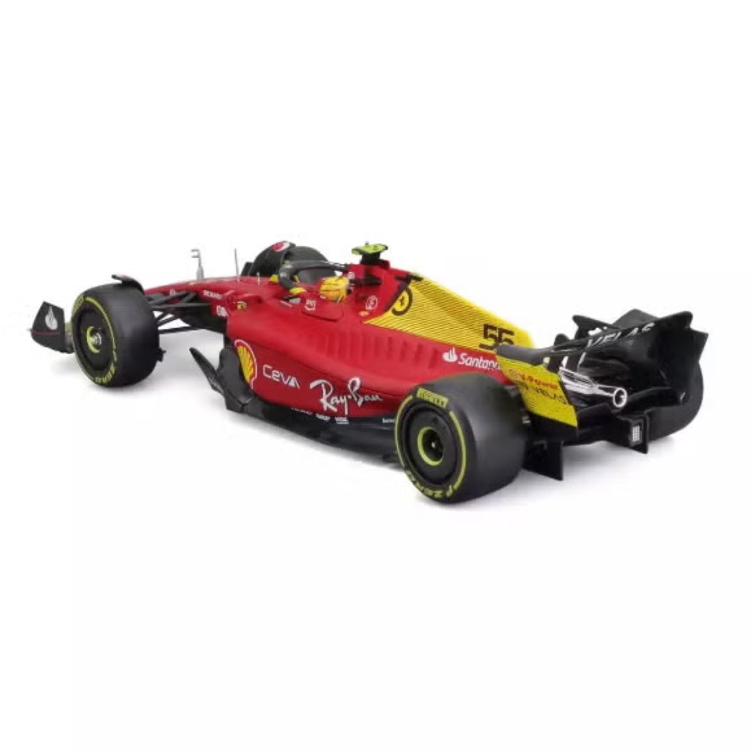 Bburago Ferrari Racing, F1 #75 Carlos Sainz, Die-Cast Car, 1:24, Red