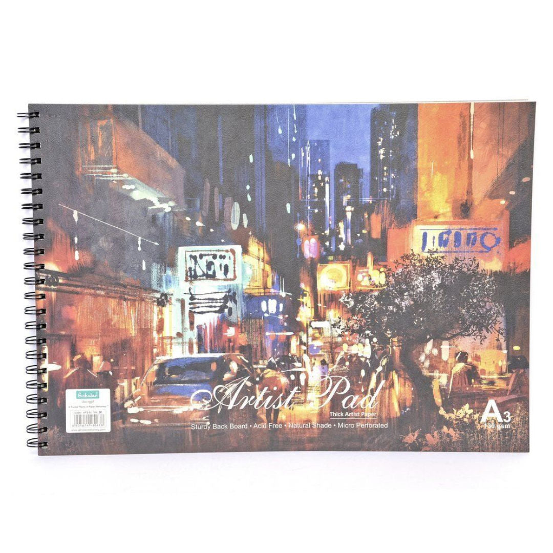 Scholar Artist Pad, 130gsm, 50 Sheets