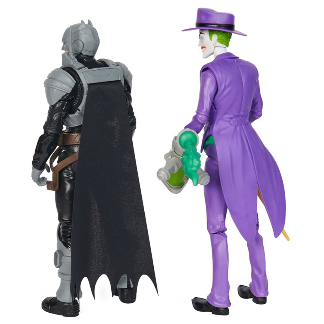 DC Batman Adventures Batman vs The Joker Figure with Accessories, 12 Pieces, For Age 4+ Years