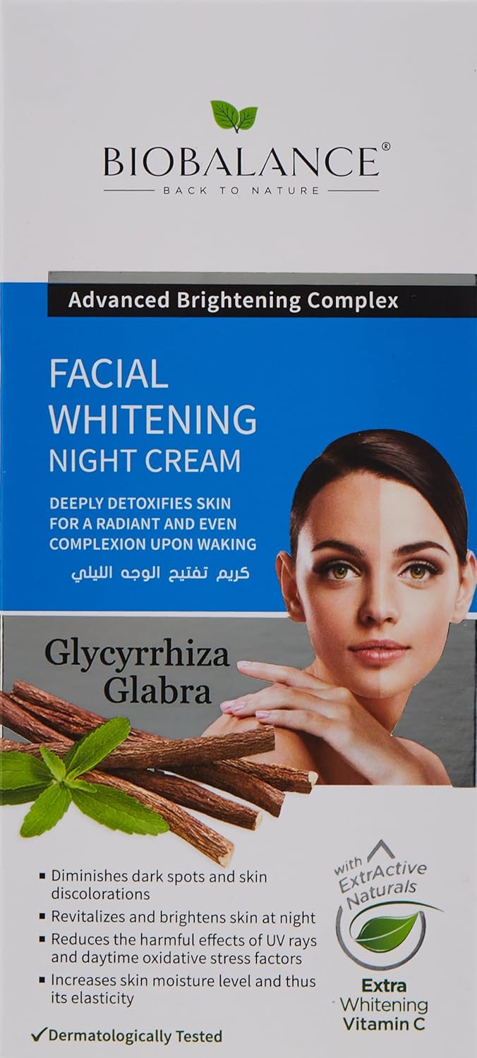BioBalance Facial Whitening Night Cream, 55 Ml