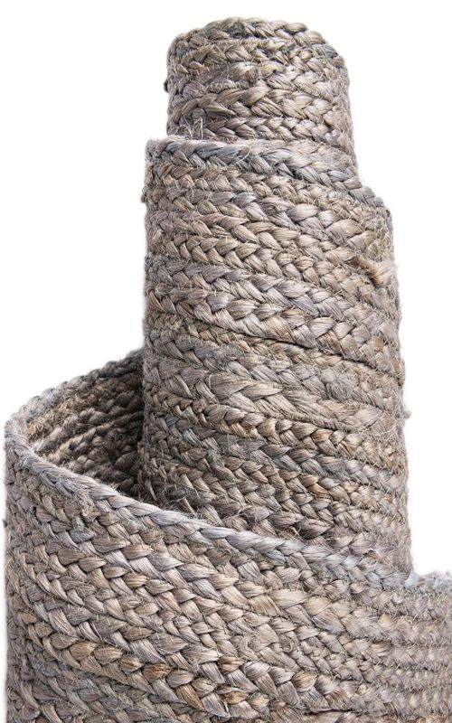 Handmade Braided Natural Jute Grey Floor Area Runner Rug,Floor Carpet Rug For Home Decor
