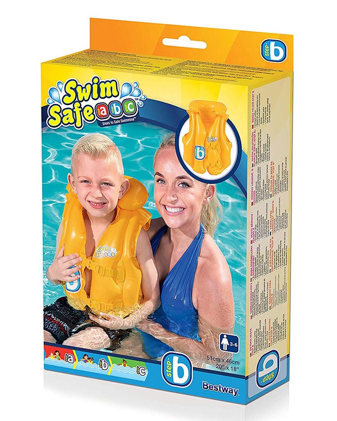 BWAY SWIM SAFE VEST BABY STEP B 51X46