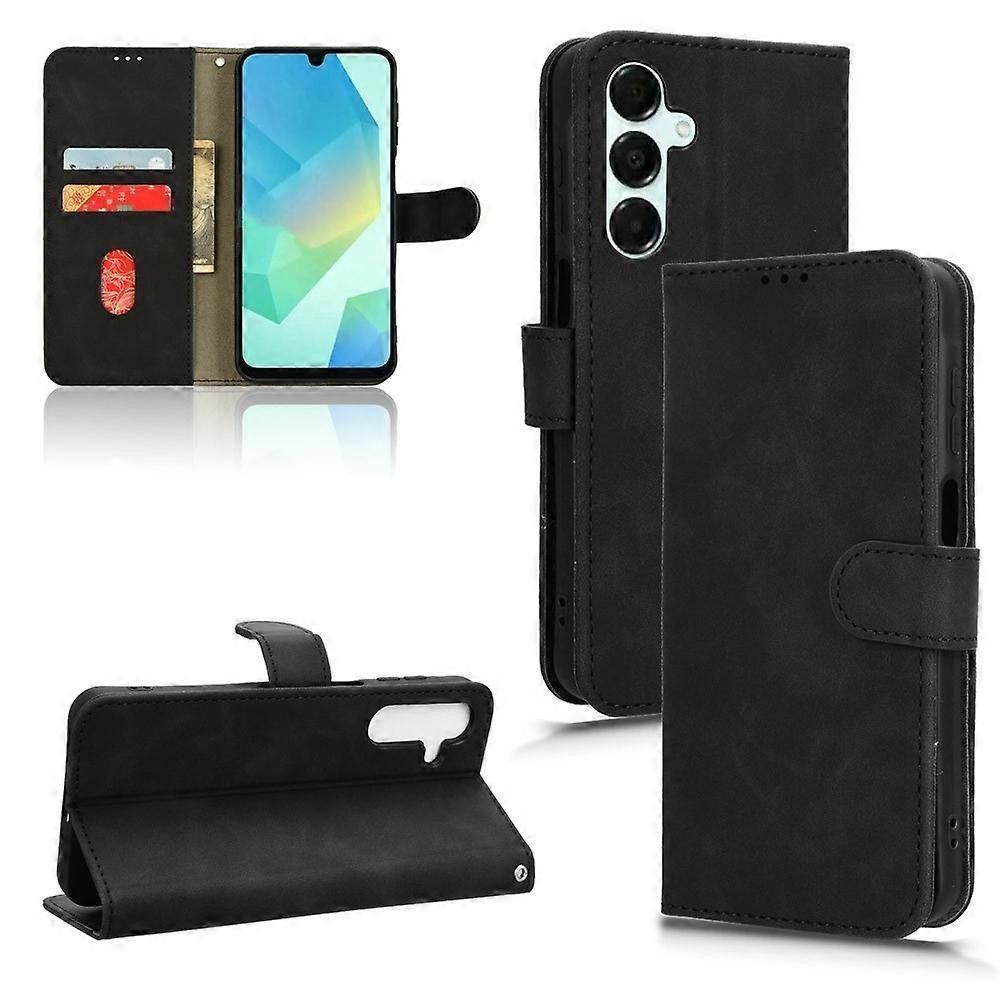 For Samsung Galaxy A16 5G Leather Case Skin-Feel Anti-Drop Wallet Flip Phone Cover