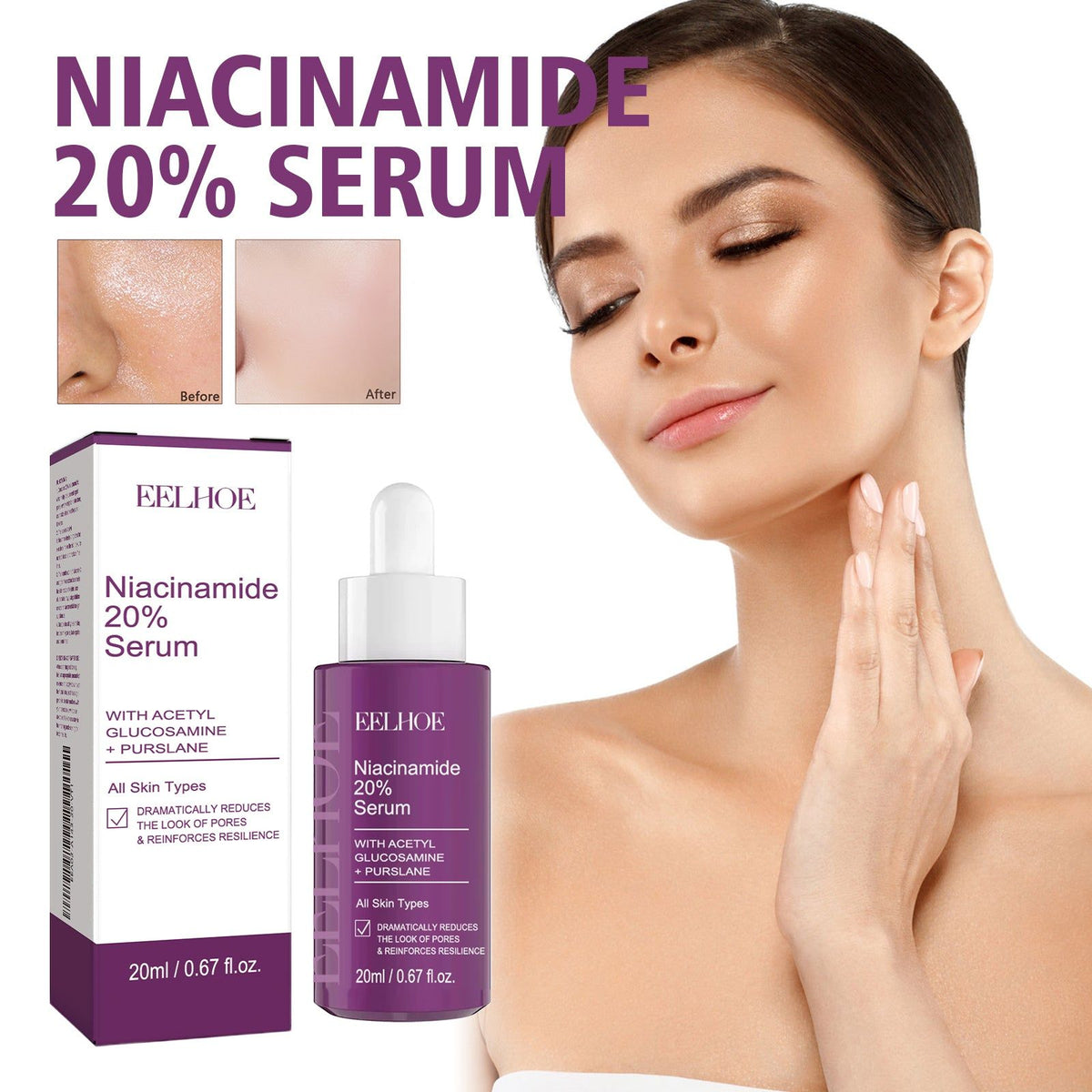 Revitalize Your Skin with Niacinamide Serum, Anti-Wrinkle, Firming, Brightening ,20ml