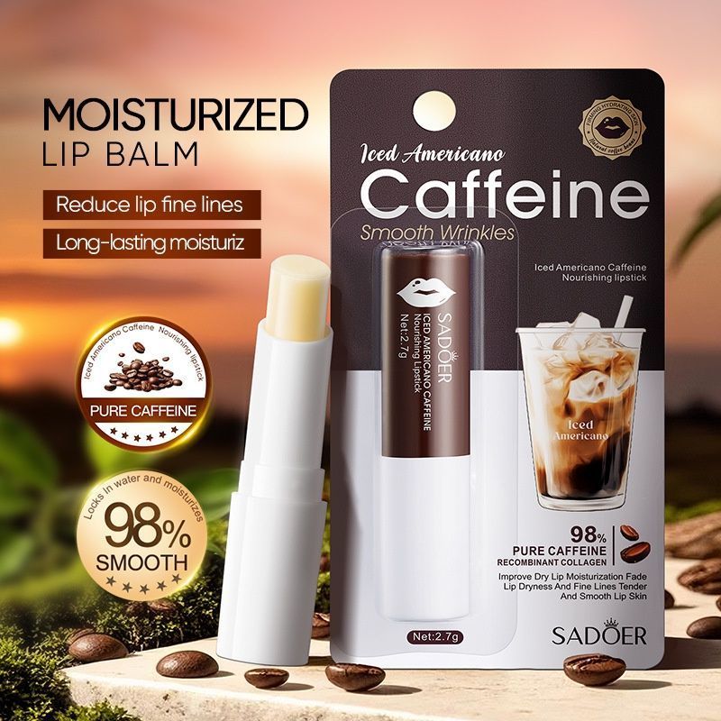 Iced American Caffeine Nourishing Lip Balm For No Dry Lips