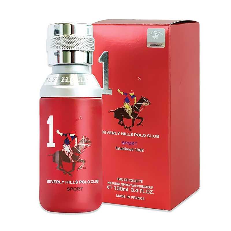 Beverly Hills Polo Club Sport No. 1 Eau de Toilette for Men, 100ml - Makasib Offer