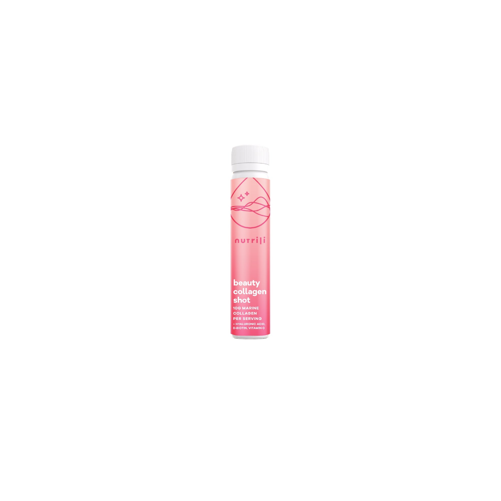 Nutrili Beauty Collagen Shots - 20 (berry flavored shots of 25 ml)