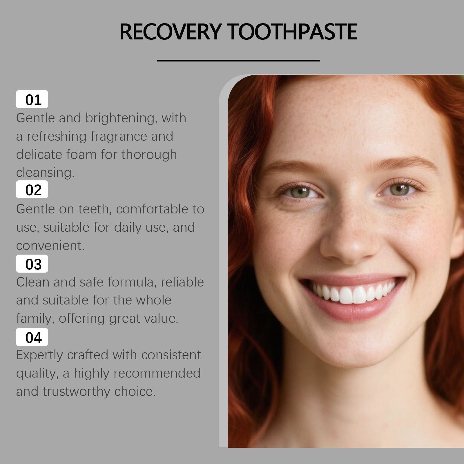 Whitening Toothpaste Deep Clean Fresh Breath 120g