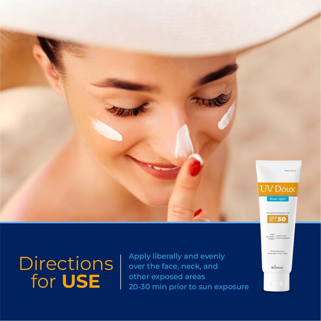 Brinton UV Doux Blue Light Sunscreen Protection Gel 100g