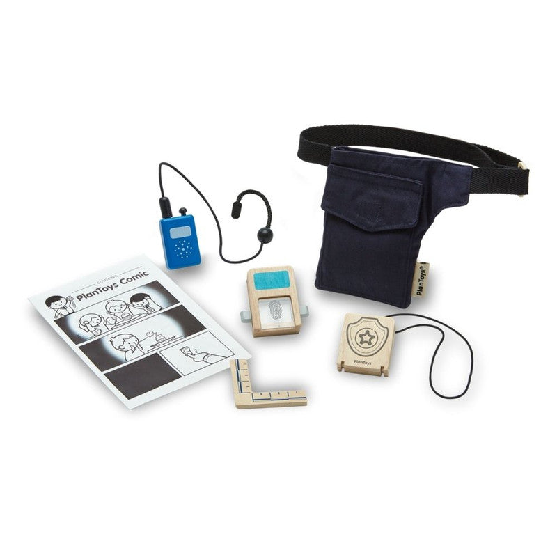 PlanToys Secret Agent Play Set — Wooden Pretend Play Set