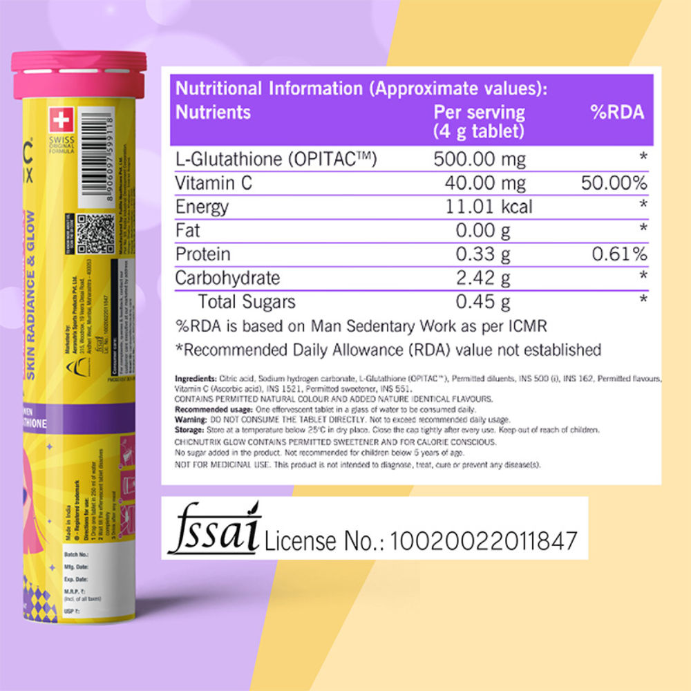 Chicnutrix Glow Black Currant 20 tablet