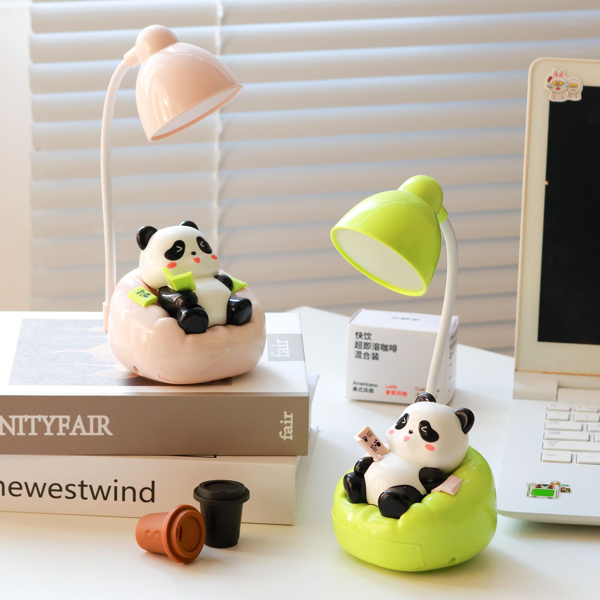 Panda USB LED Desk Lamp for Kids Bedroom