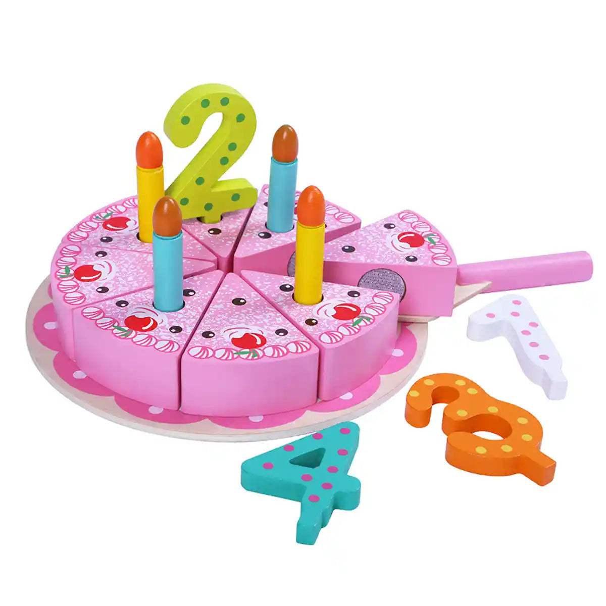 Wooden Birthday Cake