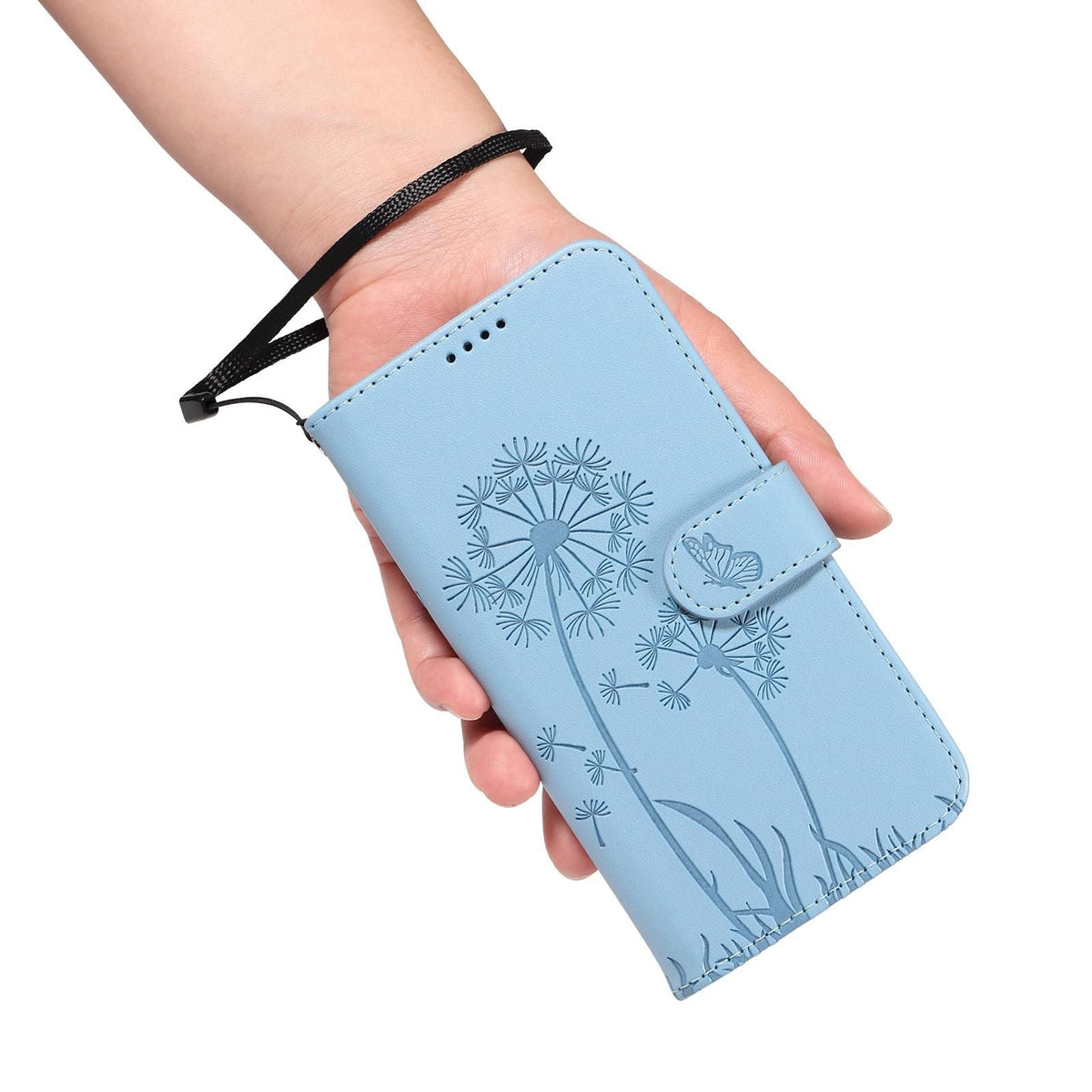 Dandelion Embossed Leather Case For OnePlus 13R 5G Global