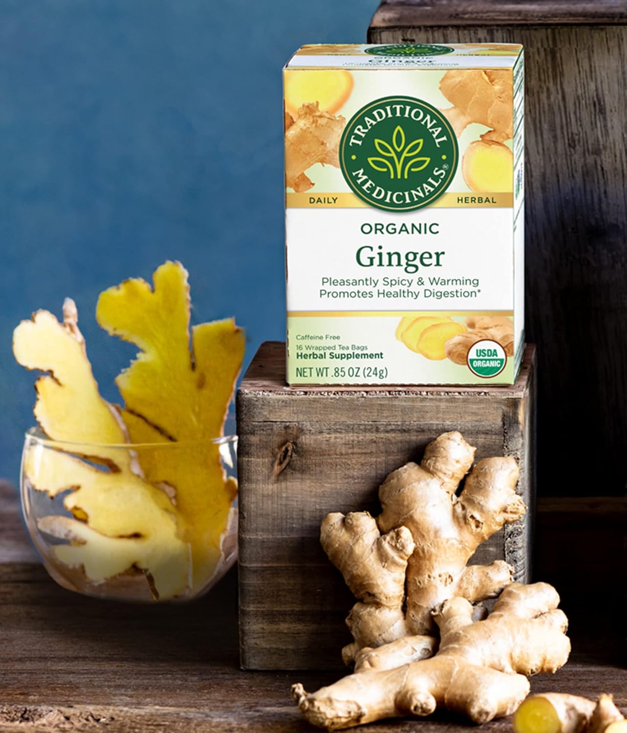 Traditional Medicinal Ginger, 16 Teabags