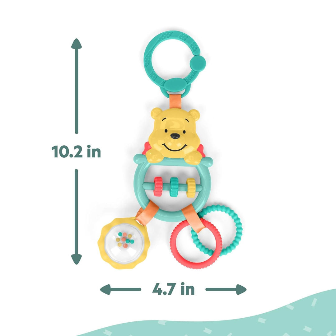 Bright Starts Disney Baby Winnie the Pooh Busy Bear Activity Toy (8.9 x 4.5 x 28cm), 0 months to 3 years.