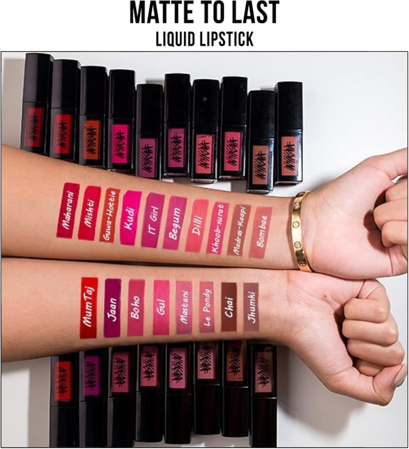 Nykaa Matte To Last ! Liquid Lipstick Dilli 07