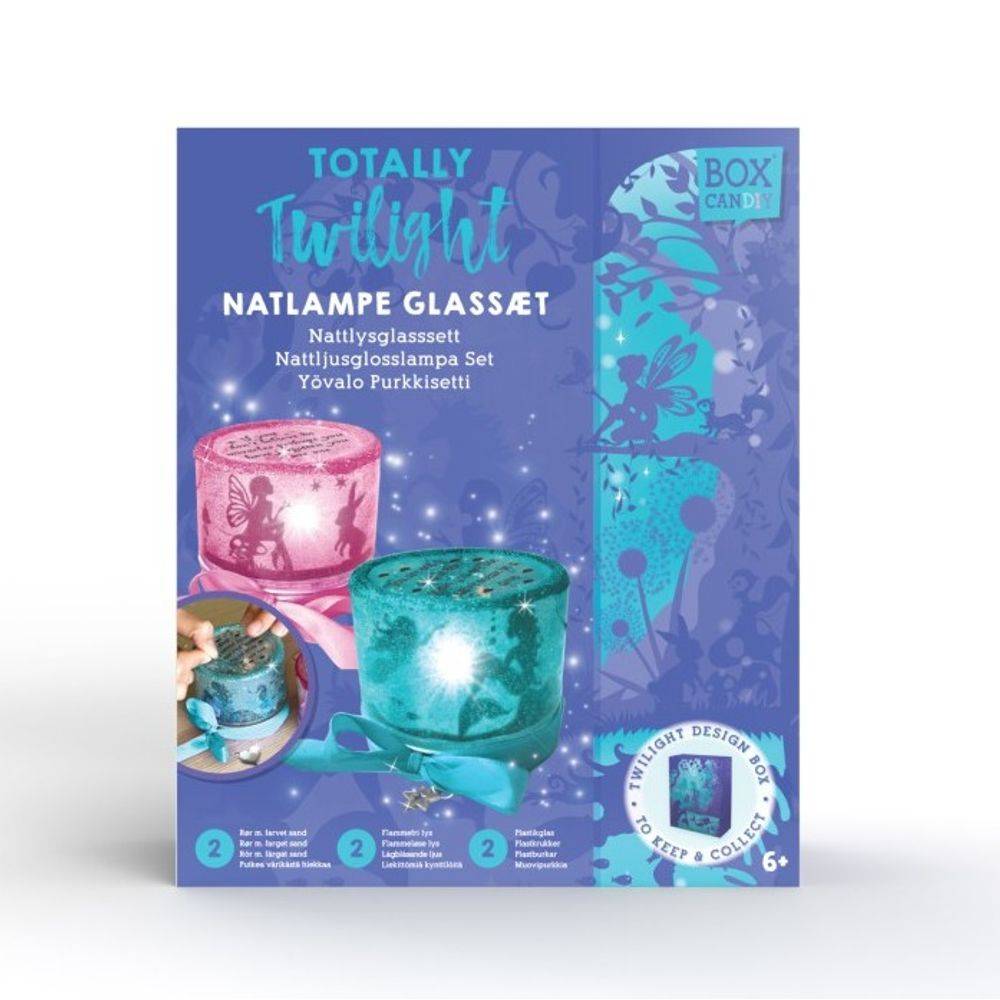 Box CanDIY Totally Twilight Night Light Jar Craft Kit, 6+ years