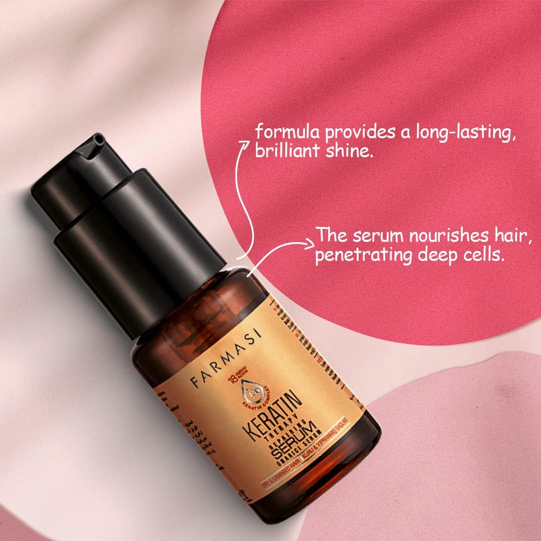 Farmasi Keratin Therapy Repairing Hair Serum, 30ml