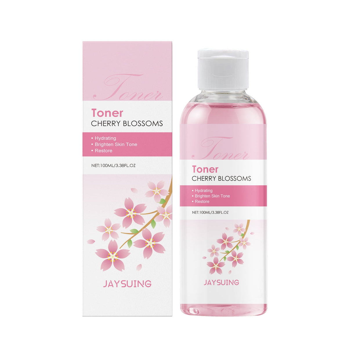 Cherry Blossom Hydrating Toner, Moisturizing, Brightening, Skin Refresh, Glow ,100ml